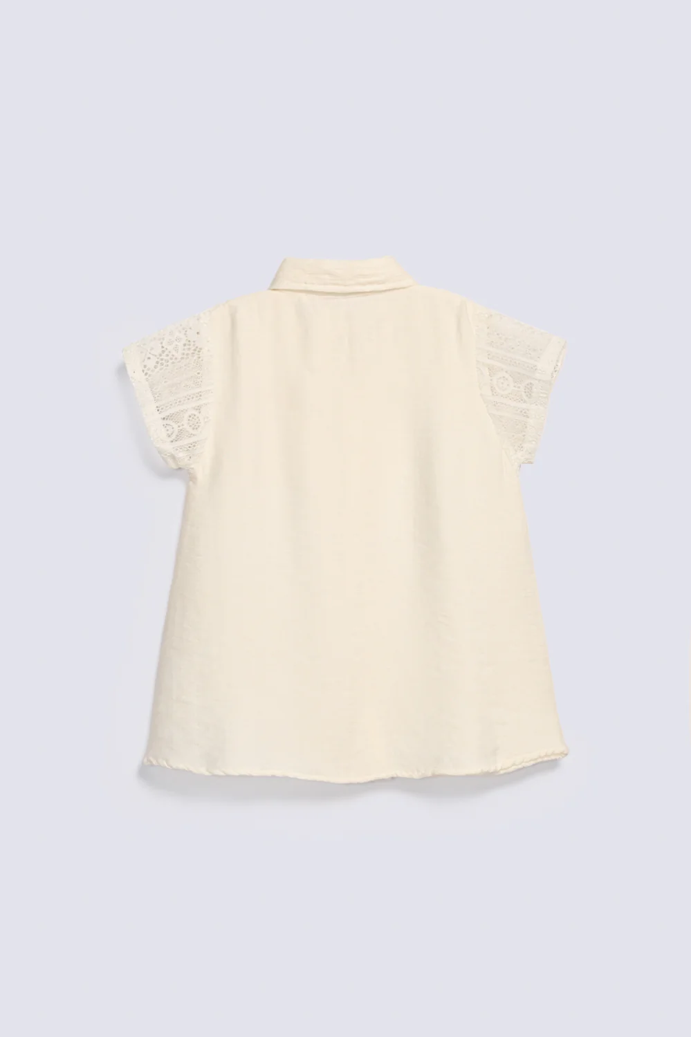 GIRLS NET BUTTON DOWN SHIRT - Image 2