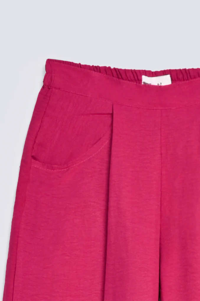 GIRLS WIDE LEG PLEATED TROUSER - Image 2