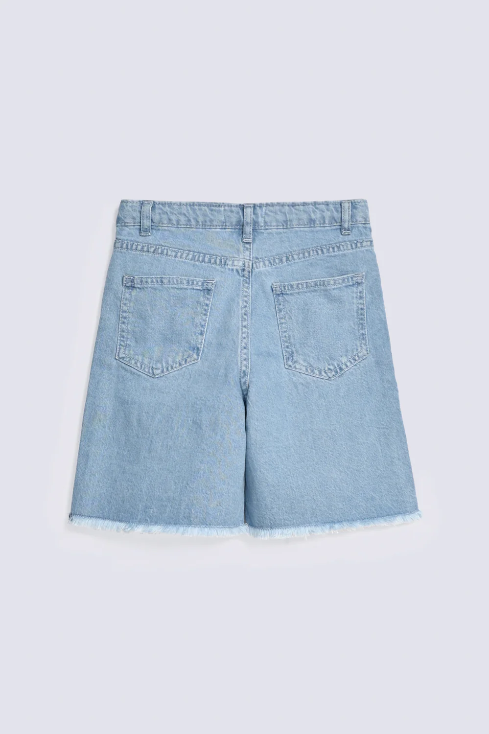 GIRLS HEART EMBROIDERED DENIM SHORTS - Image 2