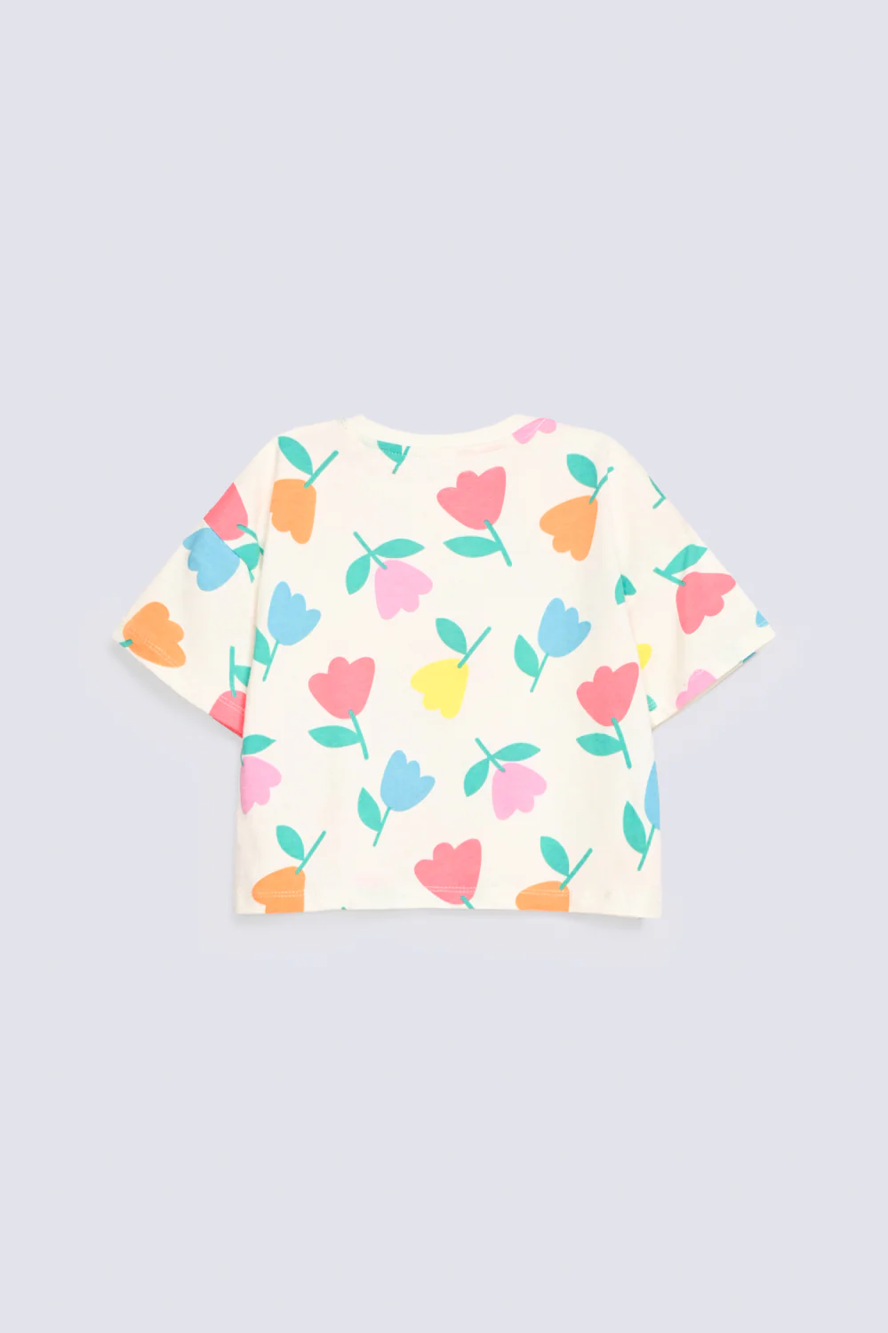 GIRLS FLORAL PRINTED T-SHIRT - Image 2