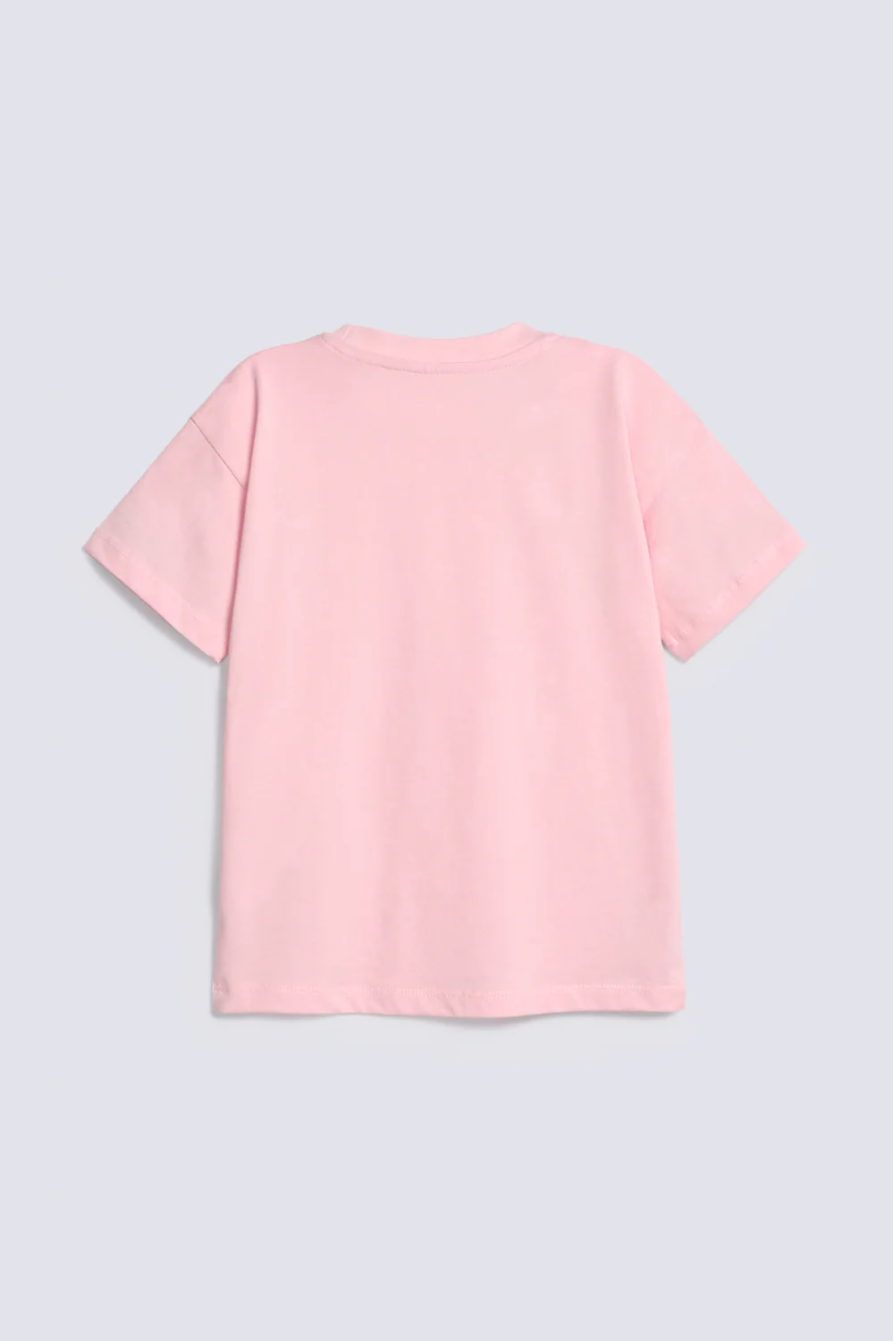 GIRLS DROP SHOULDER APPLIQUE BOW T-SHIRT - Image 3