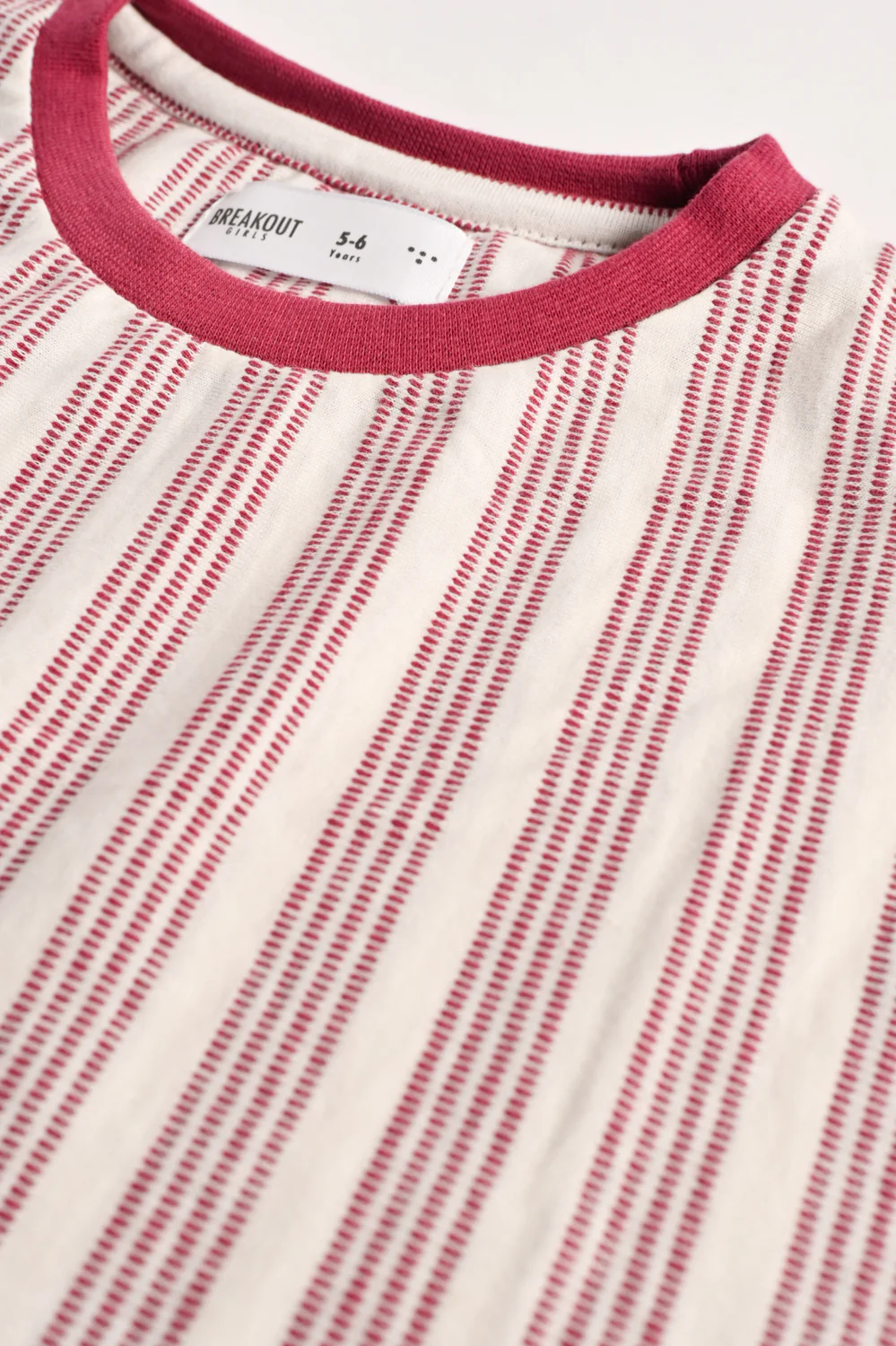 GIRLS BOXY JACQUARD STRIPED T-SHIRT - Image 2