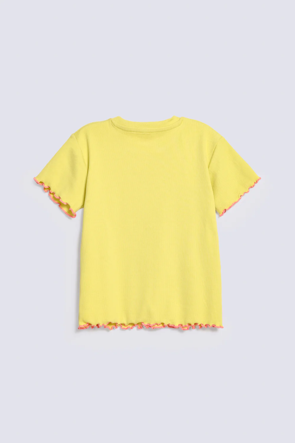 GIRLS RIBBED PRINTED T-SHIRT - Image 2