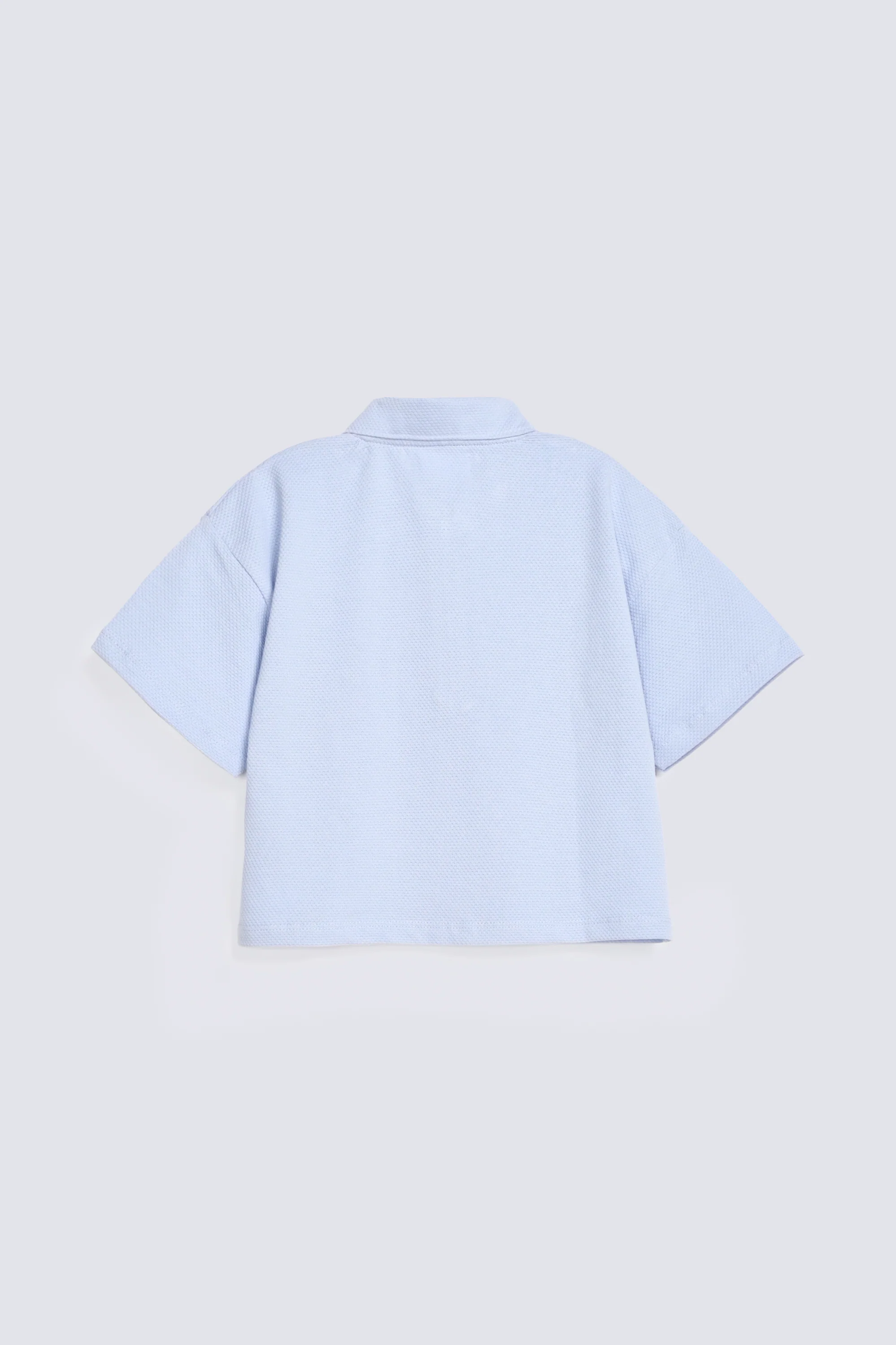 GIRLS BOXY FIT ZIPPED POLO - Image 2