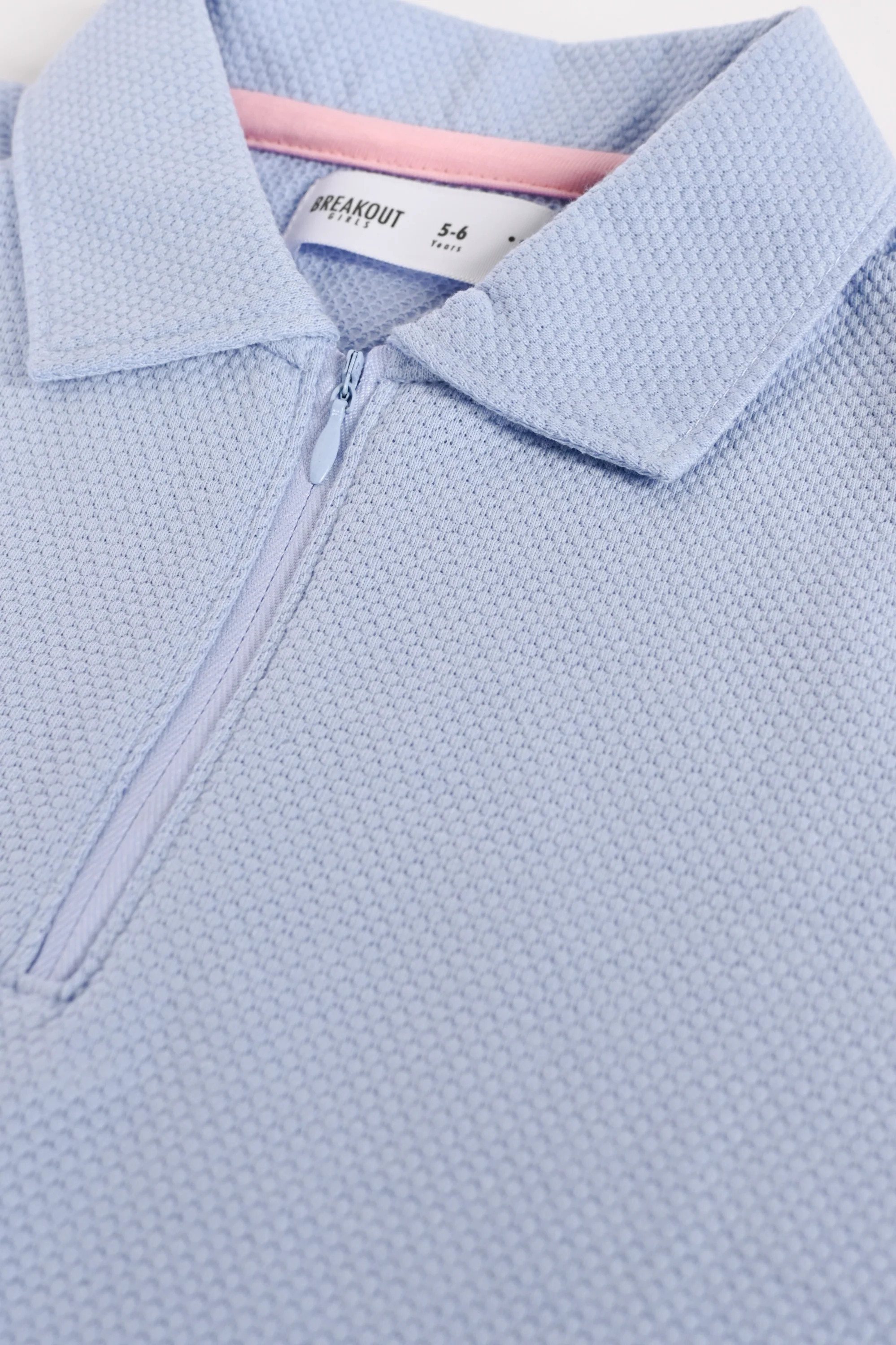 GIRLS BOXY FIT ZIPPED POLO - Image 3