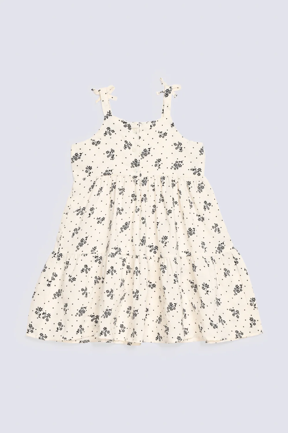 GIRLS FLORAL PRINTED DRESS - Image 2
