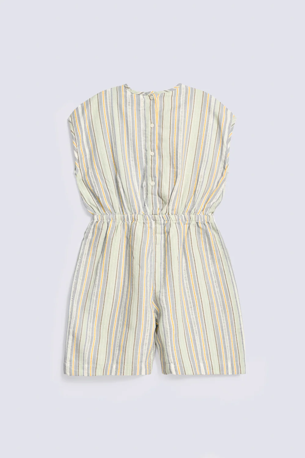 GIRLS STRIPED JUMPSUIT WITH BOW DETAIL - Image 2