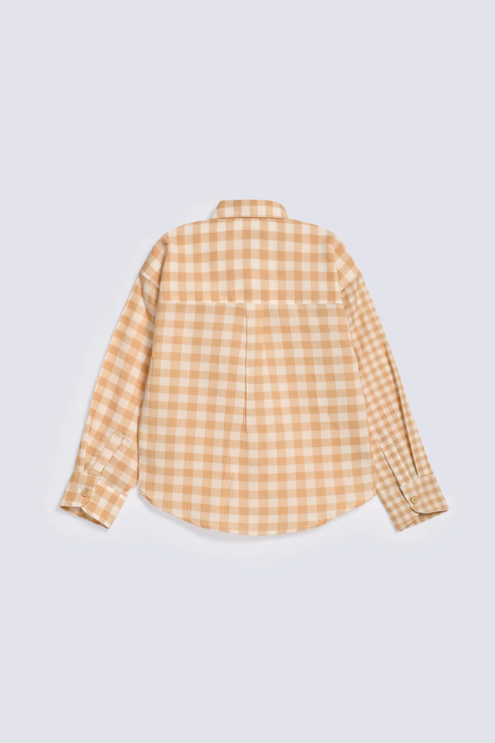 BOYS SEER SUCKER CHECKERED SHIRT - Image 2