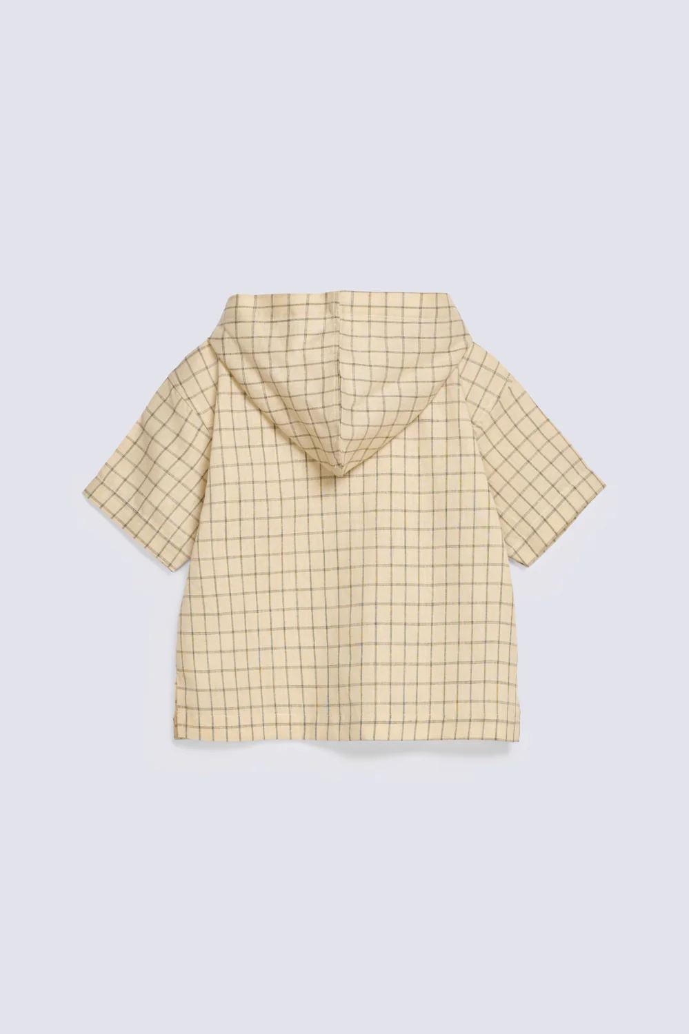 BOYS CHECKERED SHIRT WITH HOOD - Image 2