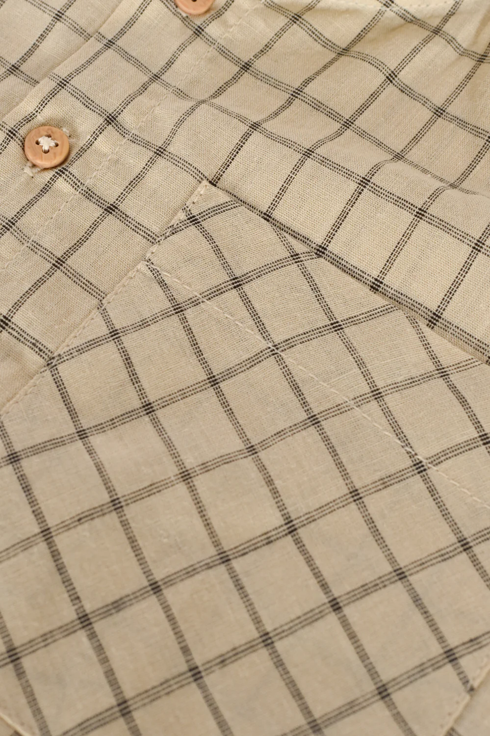 BOYS CHECKERED SHIRT WITH HOOD - Image 3