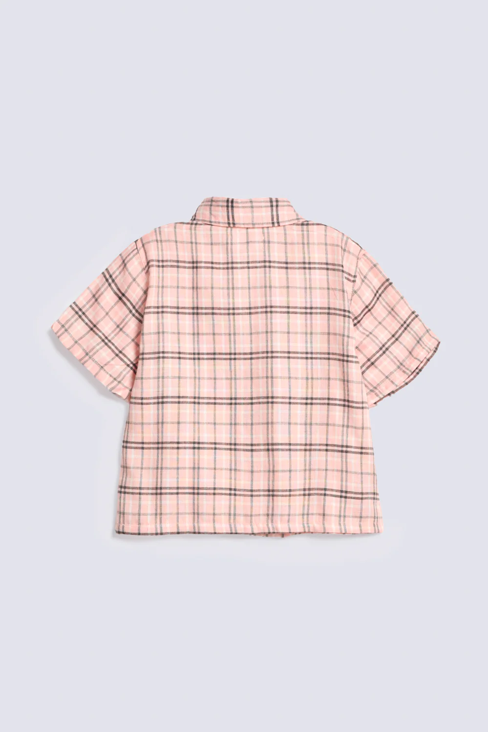 GIRLS BOXY CHECKERED SHIRT - Image 2