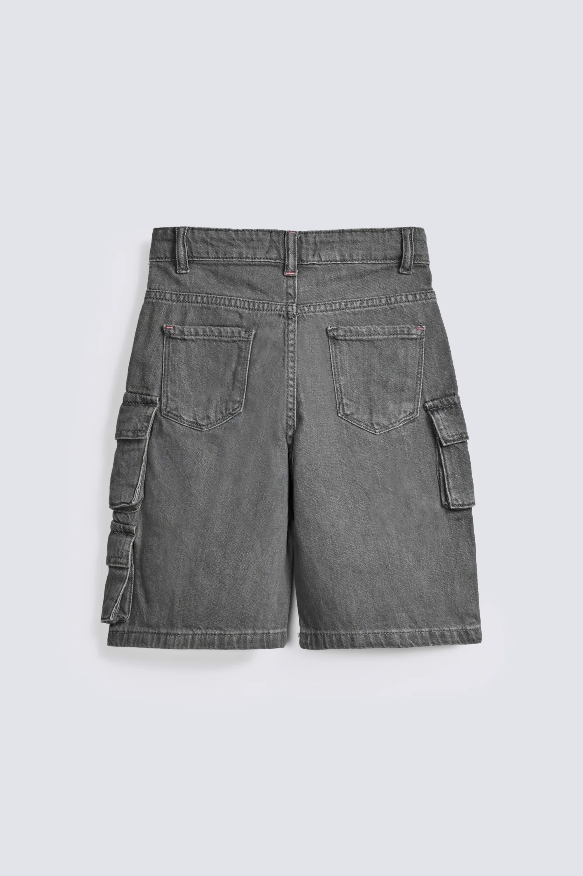 GIRLS BERMUDA CARGO DENIM SHORTS - Image 2