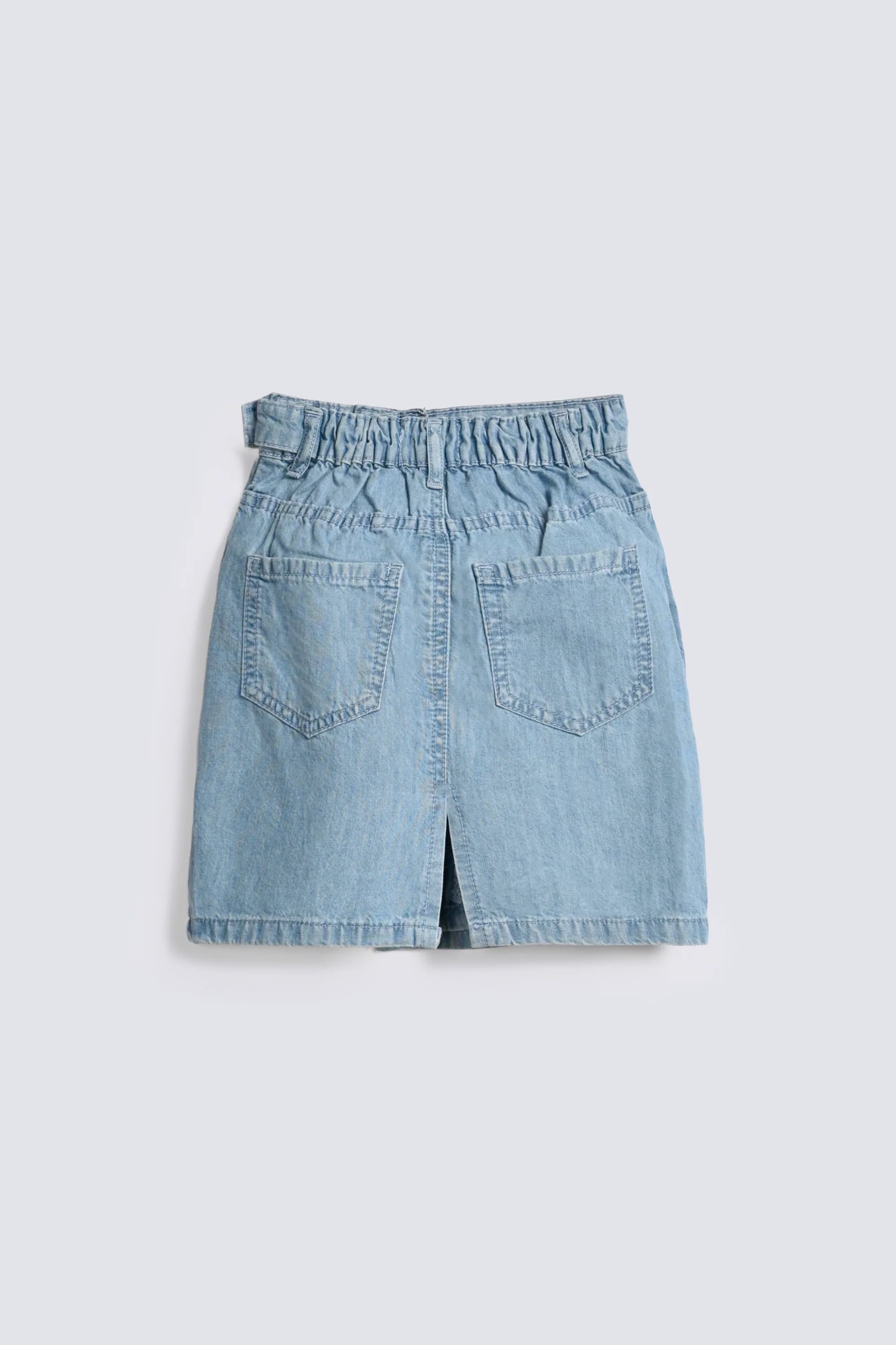 GIRLS OVERLAP STUDED DENIM SKIRT - Image 2
