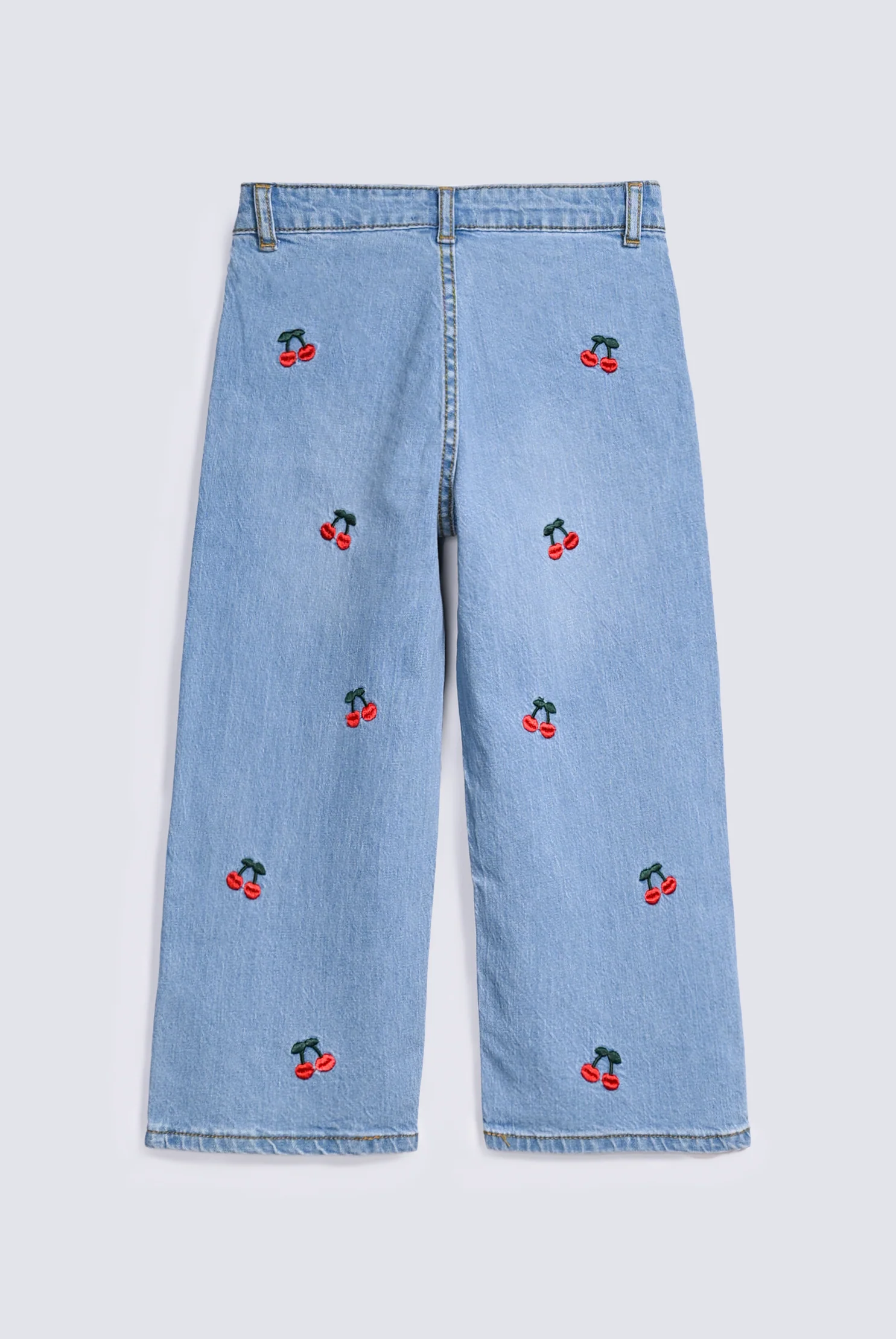 GIRLS LOOSE FIT EMBROIDERED DENIM - Image 2