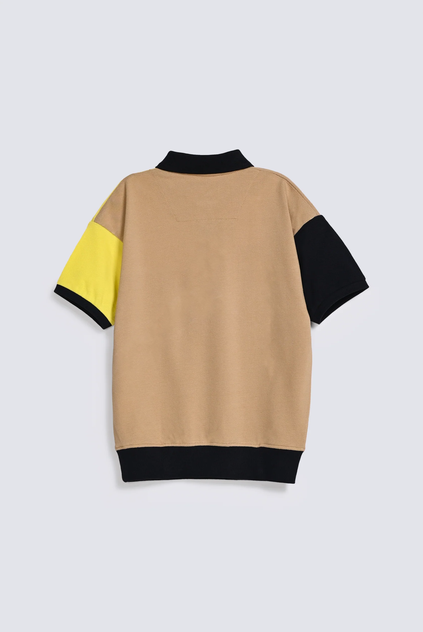BOYS COLOR BLOCK RIBBED POLO - Image 2
