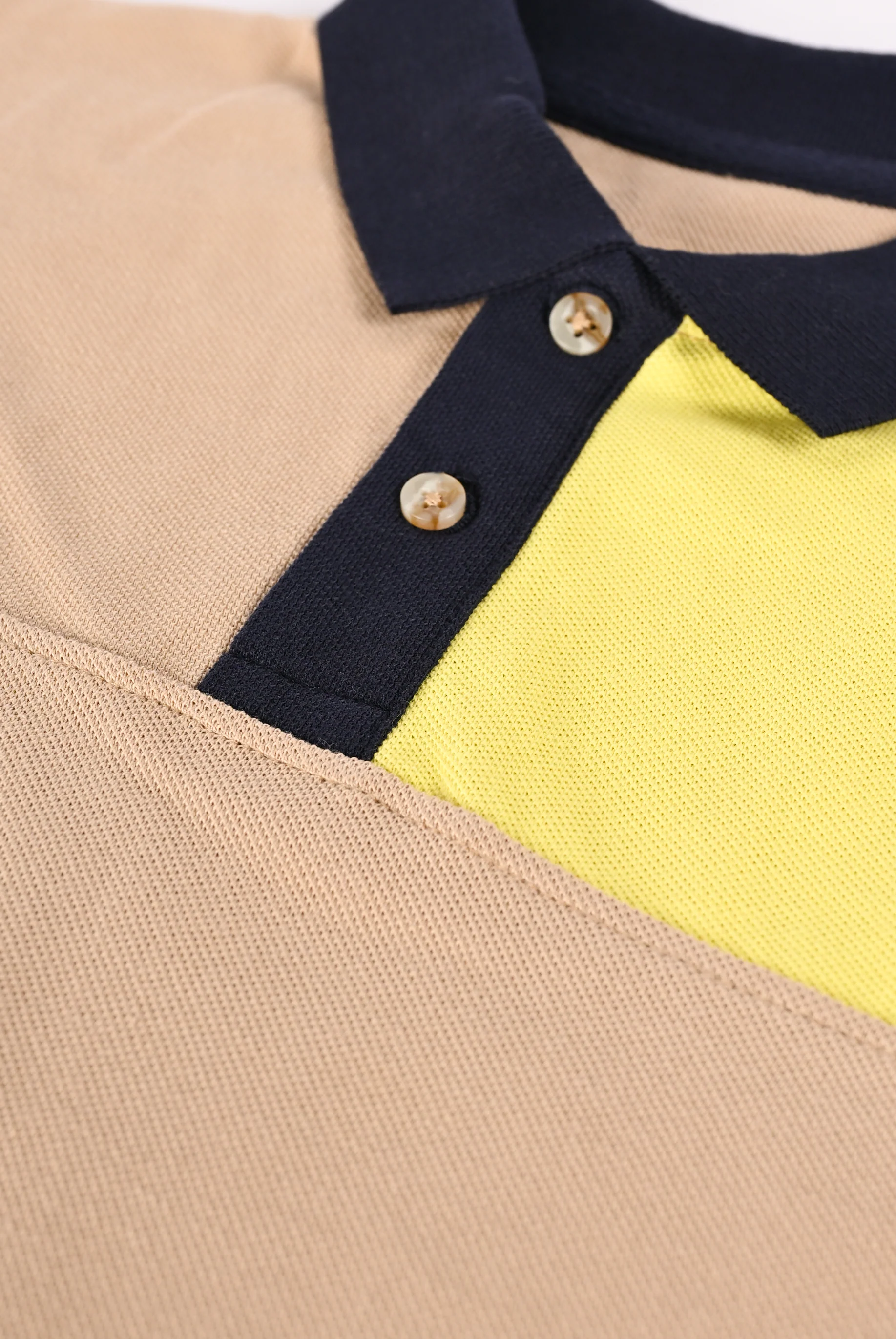 BOYS COLOR BLOCK RIBBED POLO - Image 3