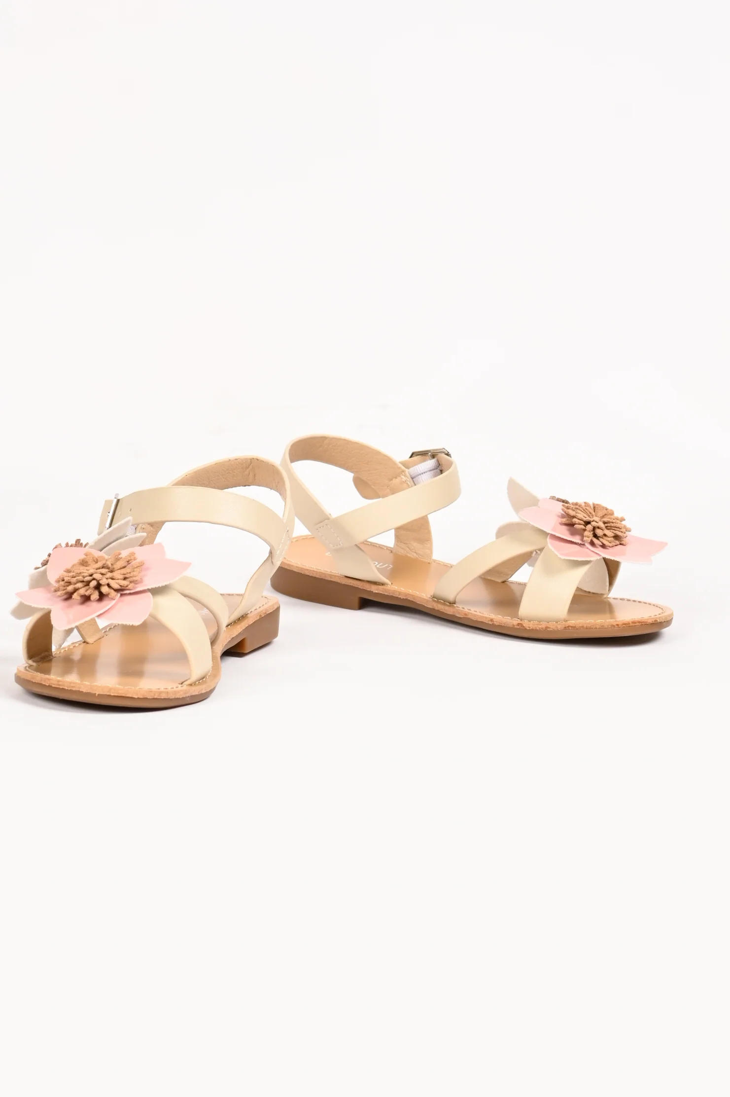 GIRLS FLORAL CHARM ANKLE STRAP SANDAL - Image 2