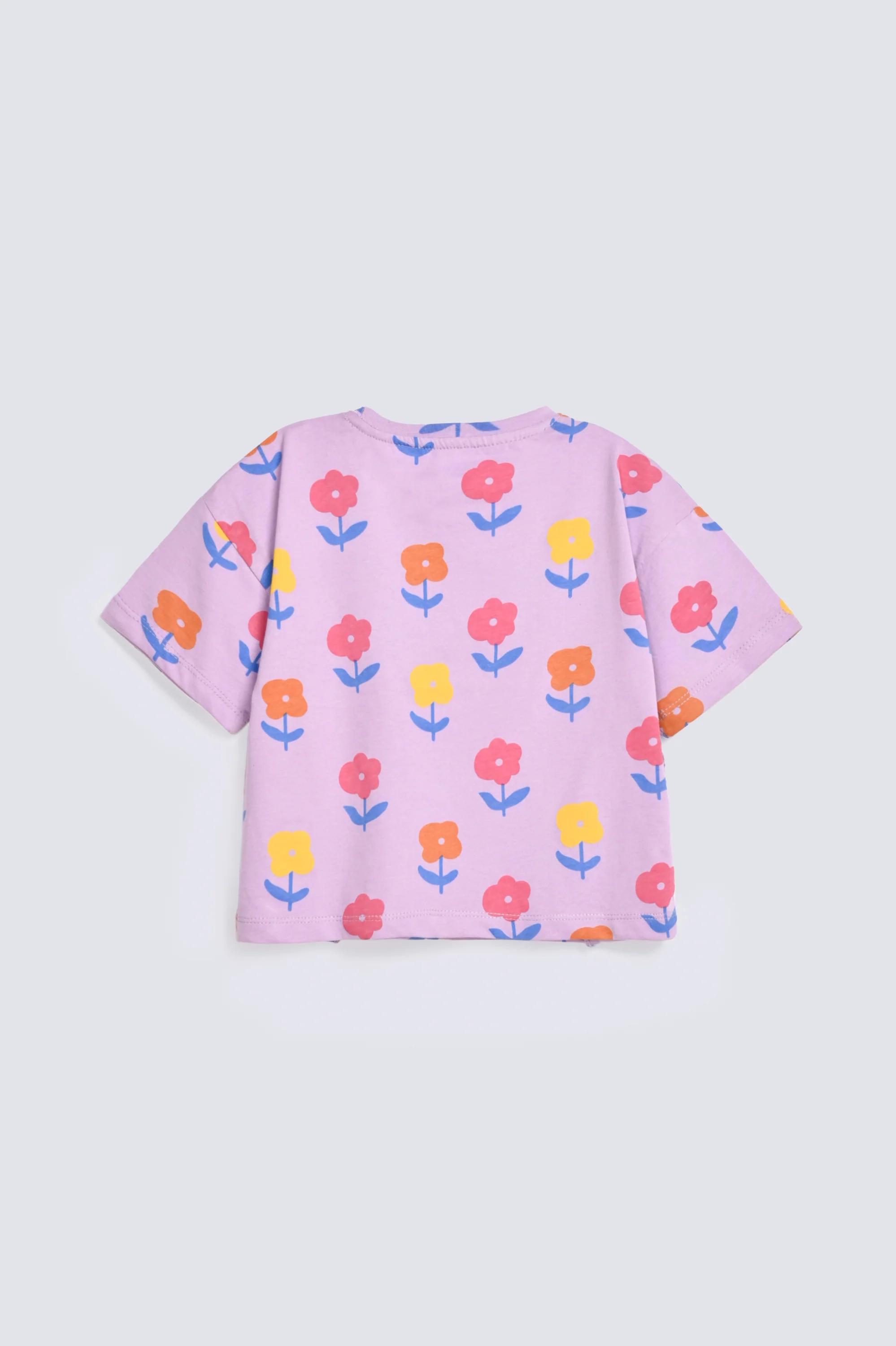 GIRLS BOXY FLORAL PRINTED T-SHIRT - Image 2