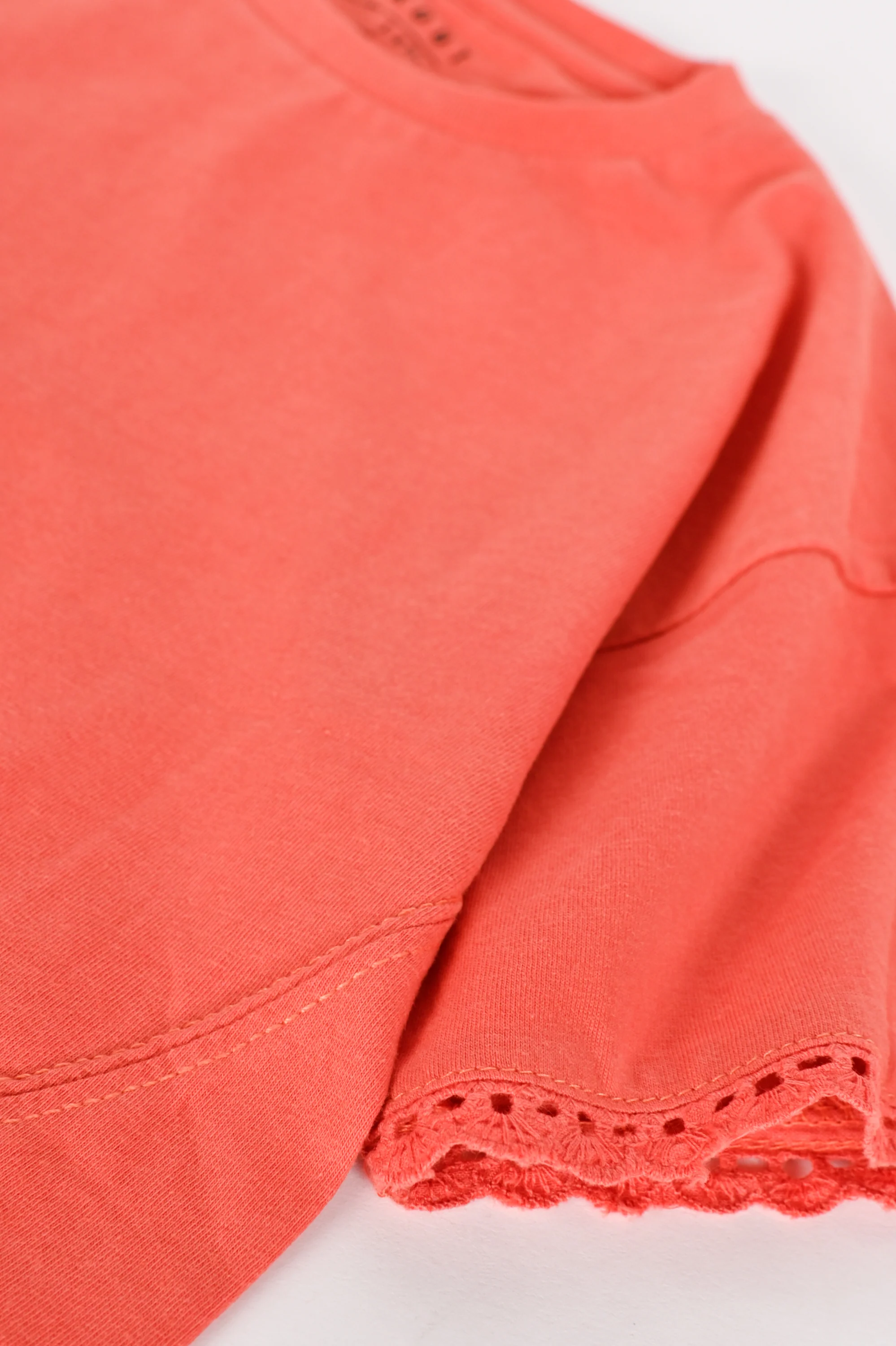 GIRLS BOXY T-SHIRT WITH LACE - Image 3
